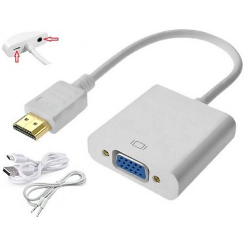 Перехідник Value S0230 HDMI M to VGA F Білий (11760399) - фото 2 Перехідник Value S0230 HDMI M to VGA F Білий (11760399) - фото 2