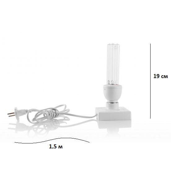 Бактерицидная безозоновая кварцевая лампа OKLAN OBK-15 - фото 2