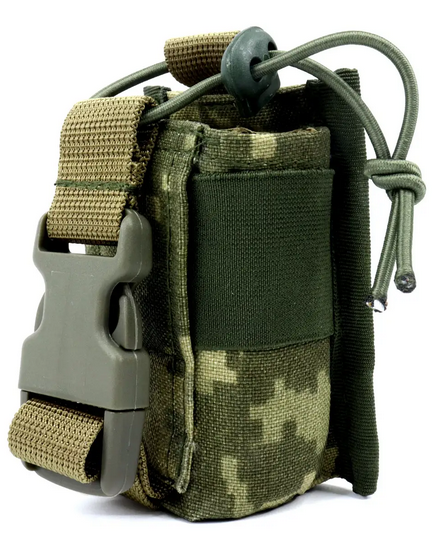 Підсумок під рацію Cordura 1000D з фастексом Піксель