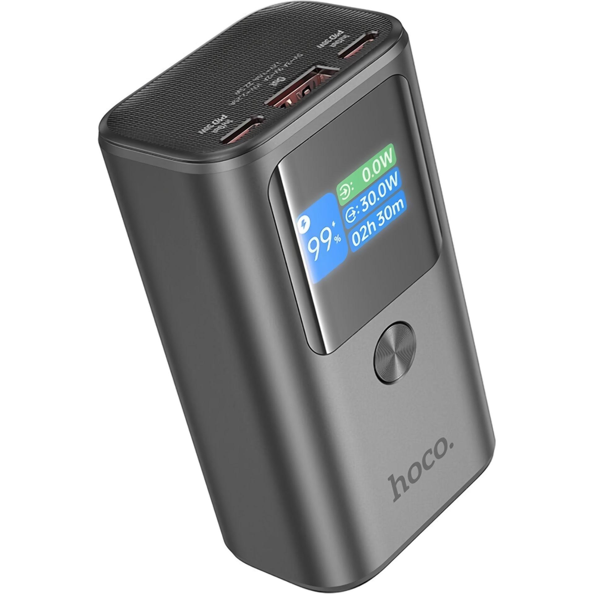 Зовнішній акумулятор Hoco Electric Q17A 10000 mAh 30W Grey Зовнішній акумулятор Hoco Electric Q17A 10000 mAh 30W Grey