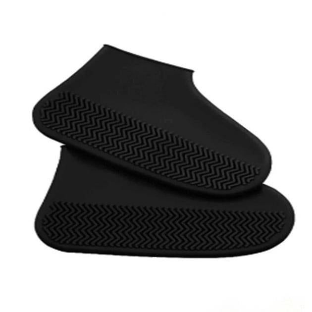 Бахіли силіконові для взуття від дощу та бруду M р. 35-40 Чорний (M-3540)