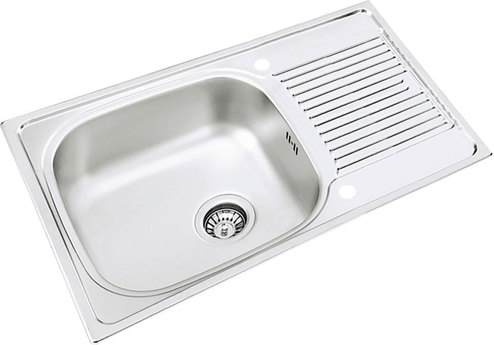 Мийка кухонна Ukinox WIND P 860.500 GT 8K полірована