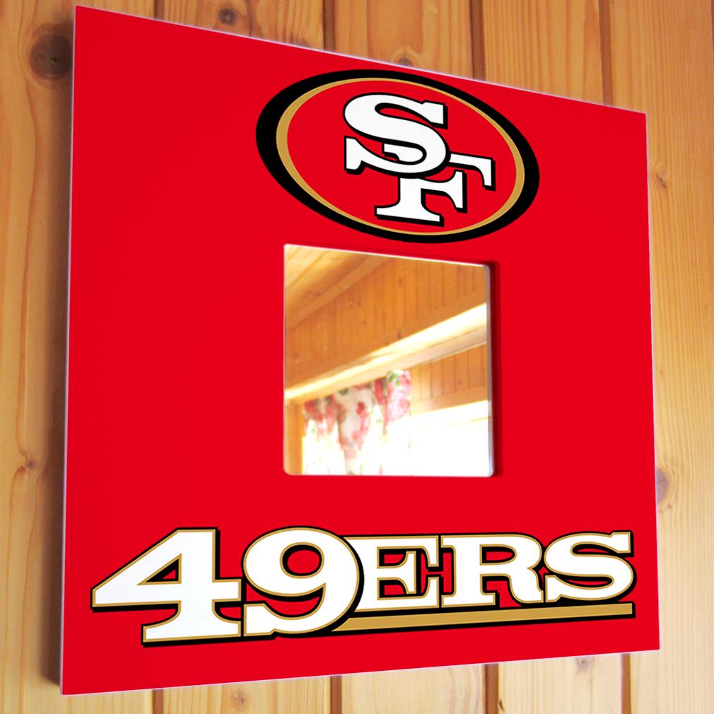 Дзеркало «San Francisco 49ers» 260х260 мм (M01357)