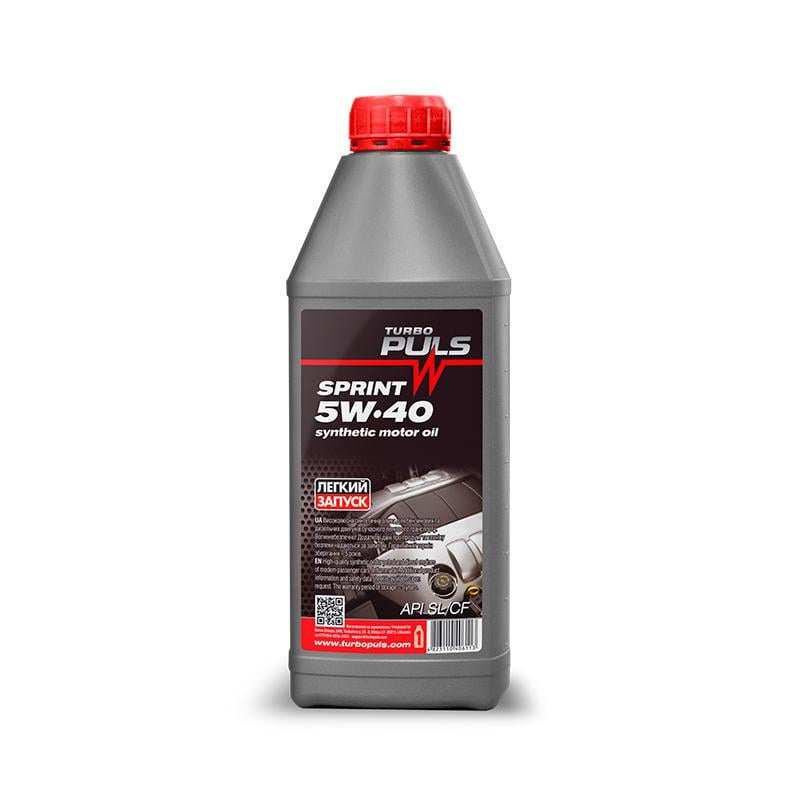 Моторное масло автомобильное Turbo Puls SPRINT 5W-40 4823110406113 1 л (194931)