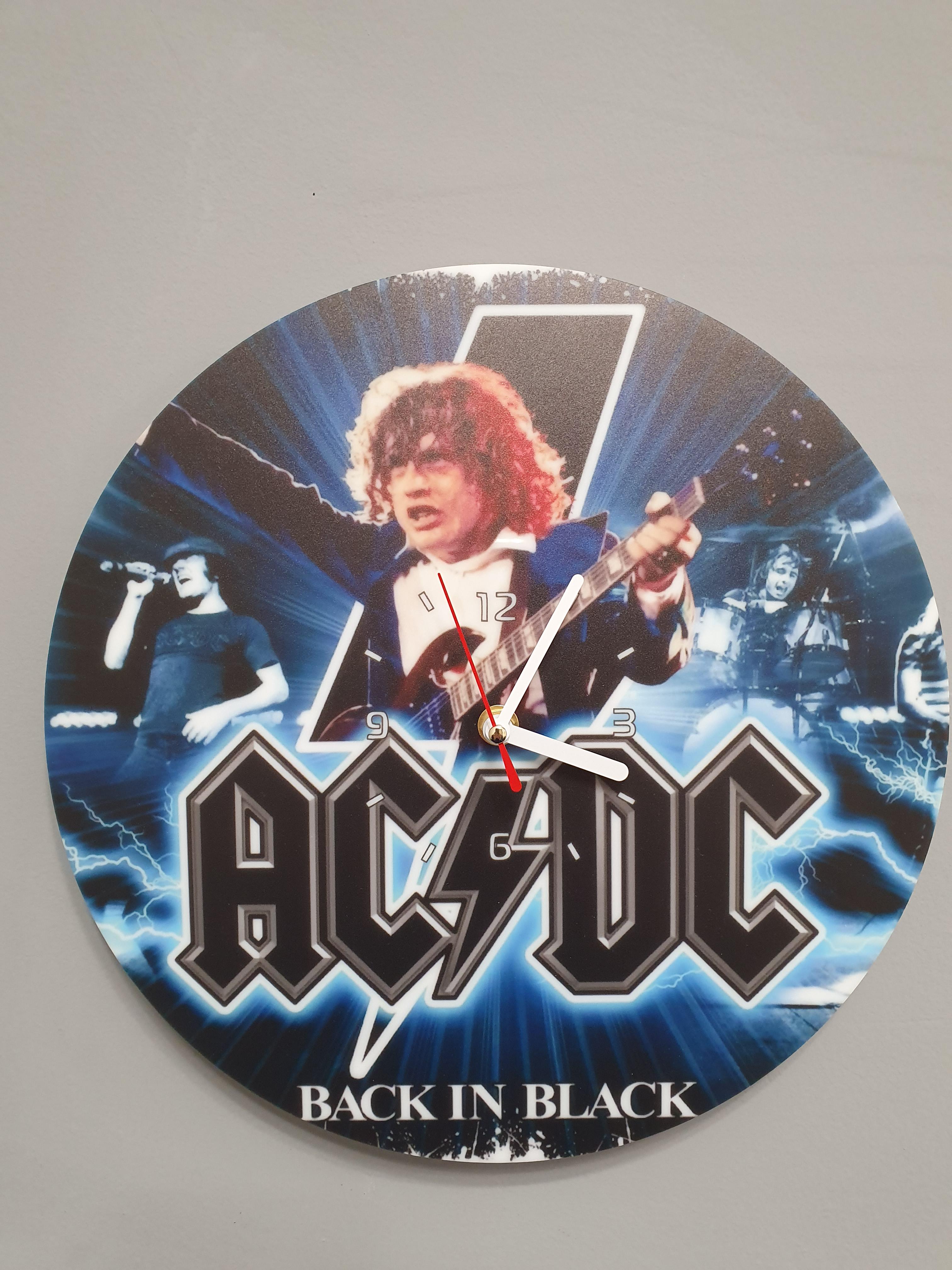 Годинник настінний гурт AC/DC  (3457)