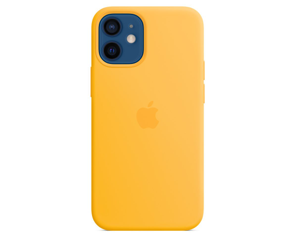 Чехол-накладка Silicone+MagSafe для Apple iPhone 12 Pro Max 02.Sunflower