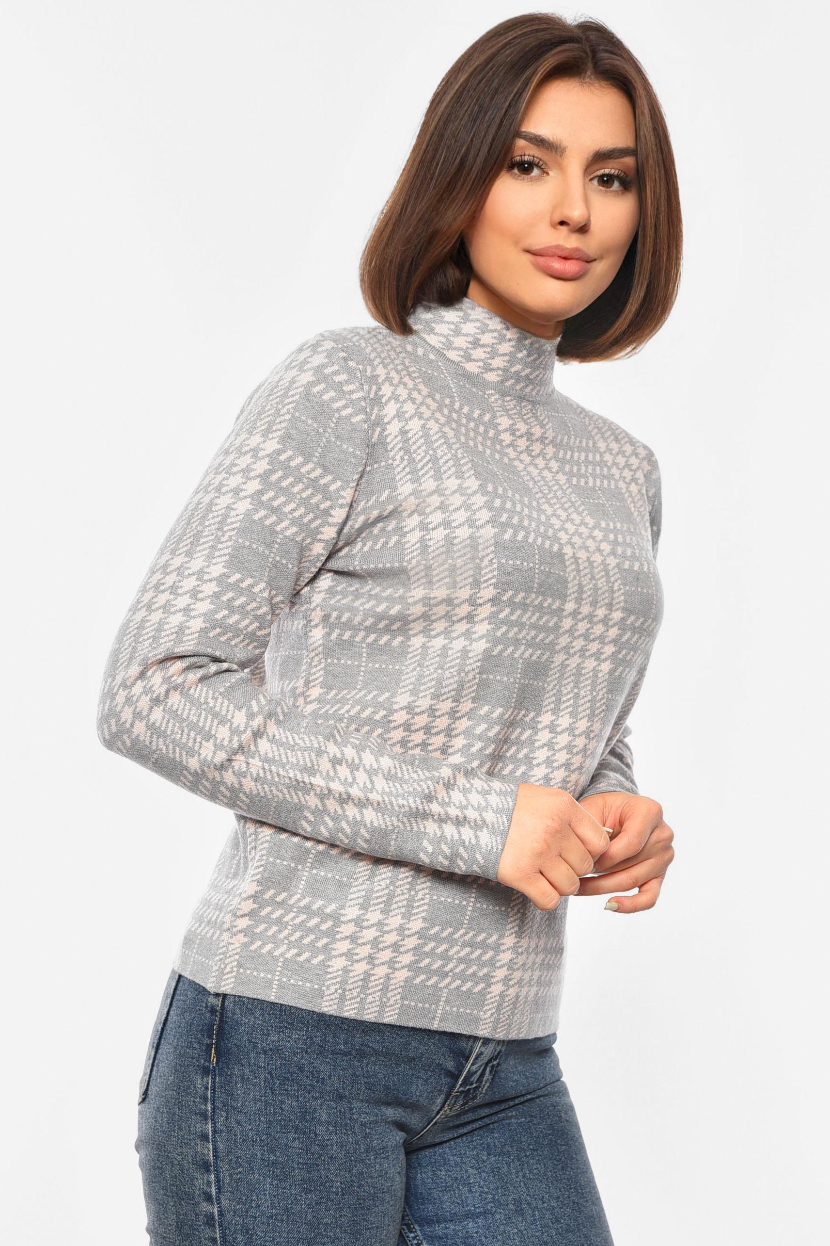 Светр жіночий S-M Сірий (192407) - фото 2 Светр жіночий S-M Сірий (192407) - фото 2