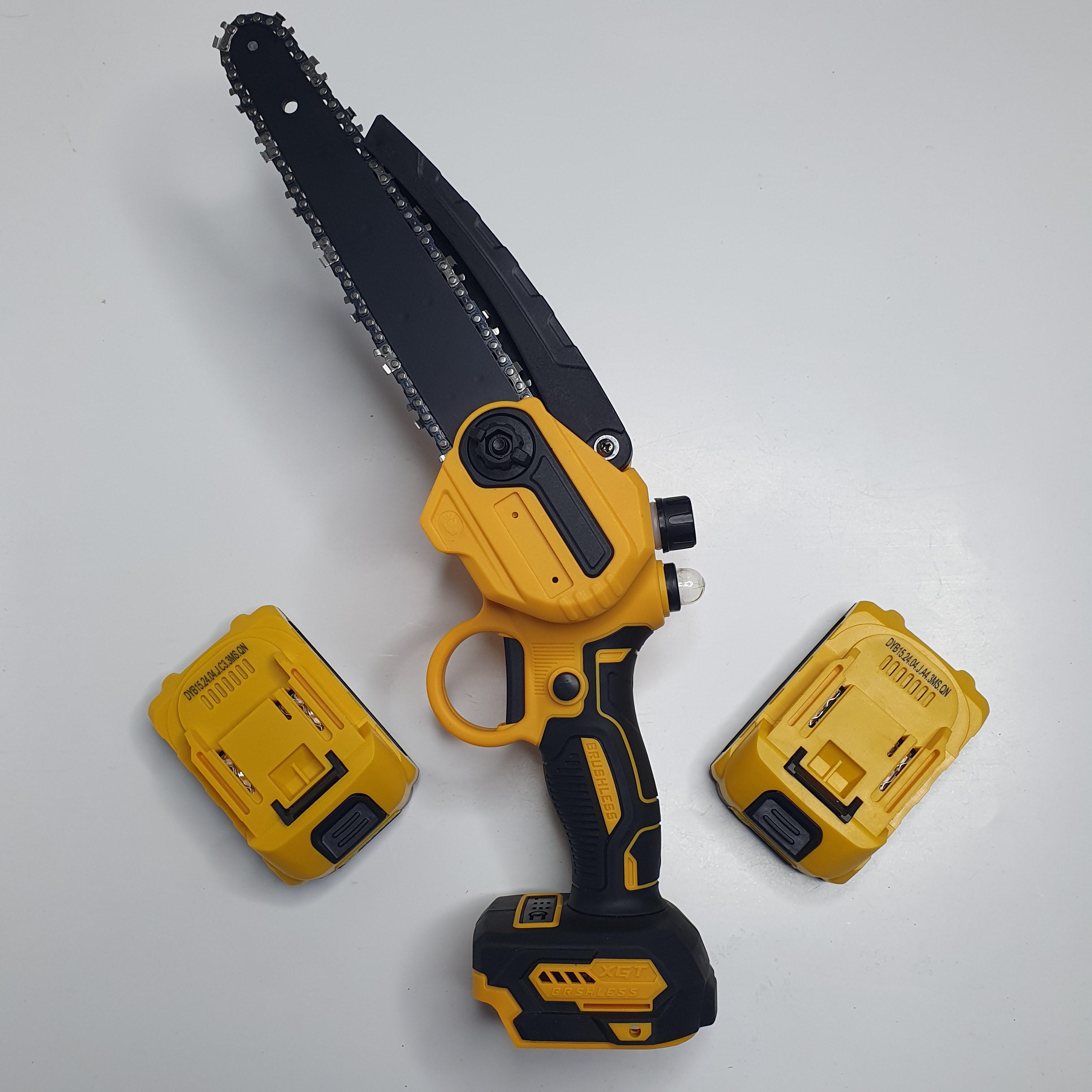 Пила аккумуляторная мини с автоматической смазкой цепи 2 аккумулятора 24V 20 см (4AH -DPR-20) - фото 8 Пила аккумуляторная мини с автоматической смазкой цепи 2 аккумулятора 24V 20 см (4AH -DPR-20) - фото 8