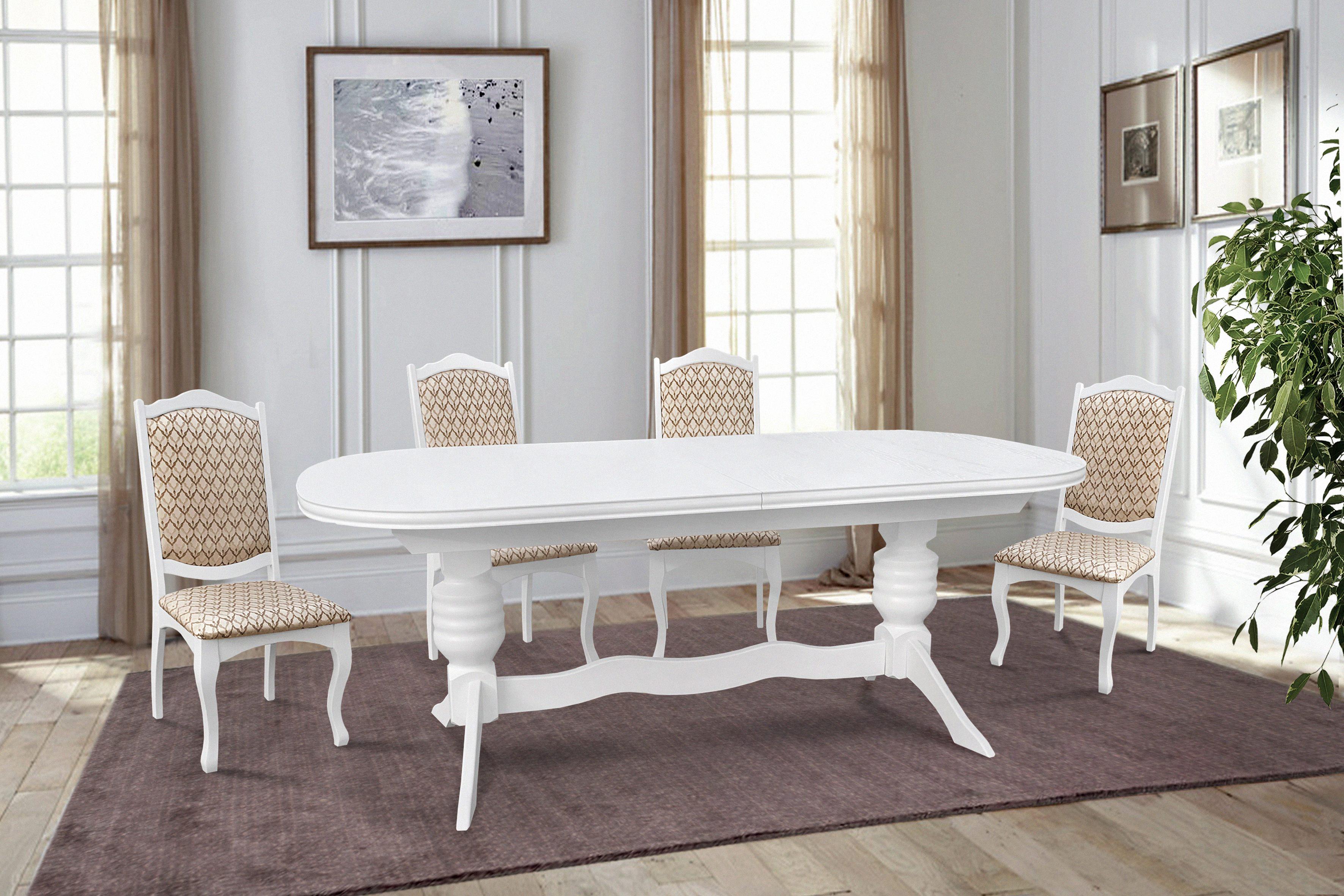 Стол-трансформер обеденный раскладной Comfort Line Гетман Белый - фото 3 Стол-трансформер обеденный раскладной Comfort Line Гетман Белый - фото 3