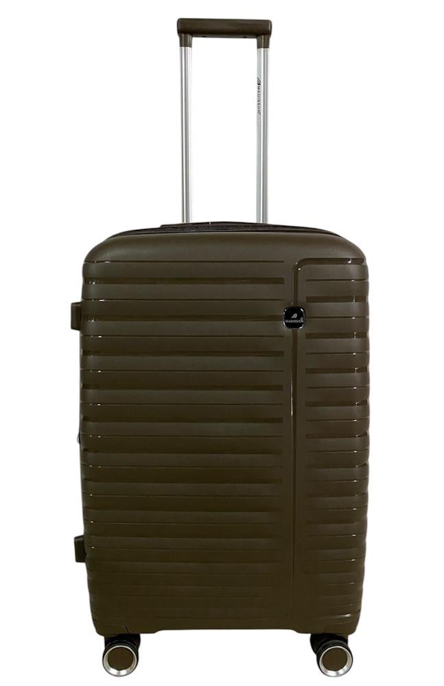 Валіза середня Madisson Snowball 51203 поліпропілен M Коричневий Валіза середня Madisson Snowball 51203 поліпропілен M Коричневий