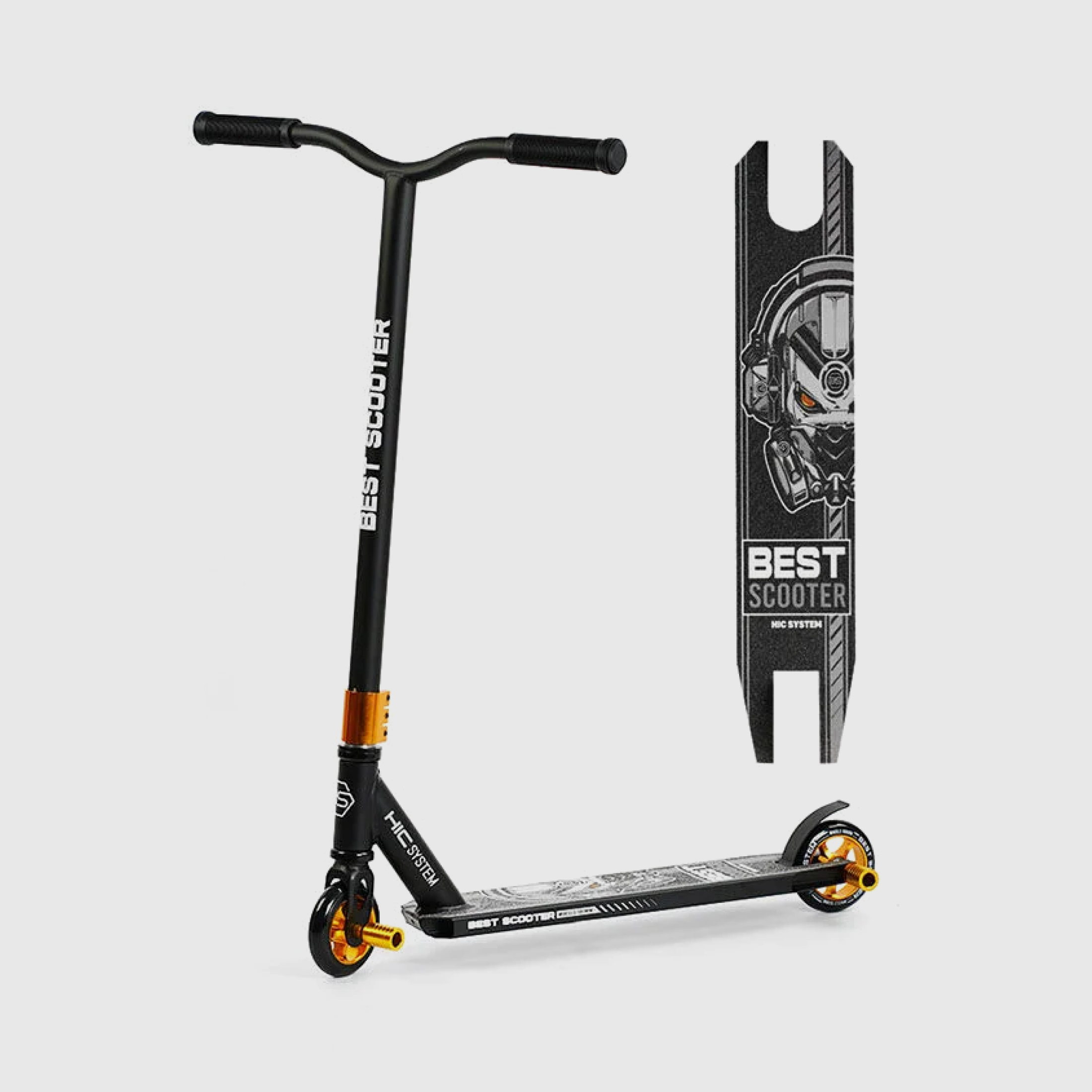 Самокат трюковый Best Scooter 18109 Оранжевый - фото 2