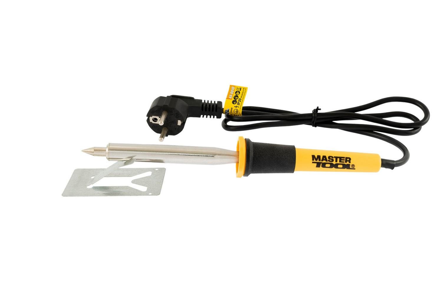 Паяльник електричний MasterTool 100 Вт 220V/50Hz 450°С (44-0010) Паяльник електричний MasterTool 100 Вт 220V/50Hz 450°С (44-0010)