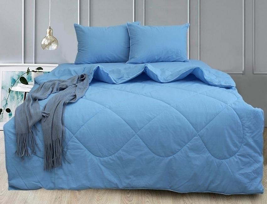 Комплект постельного белья TAGtekstil ранфорс (с одеялом) Elegant Blue Bell Двуспальный 518633920