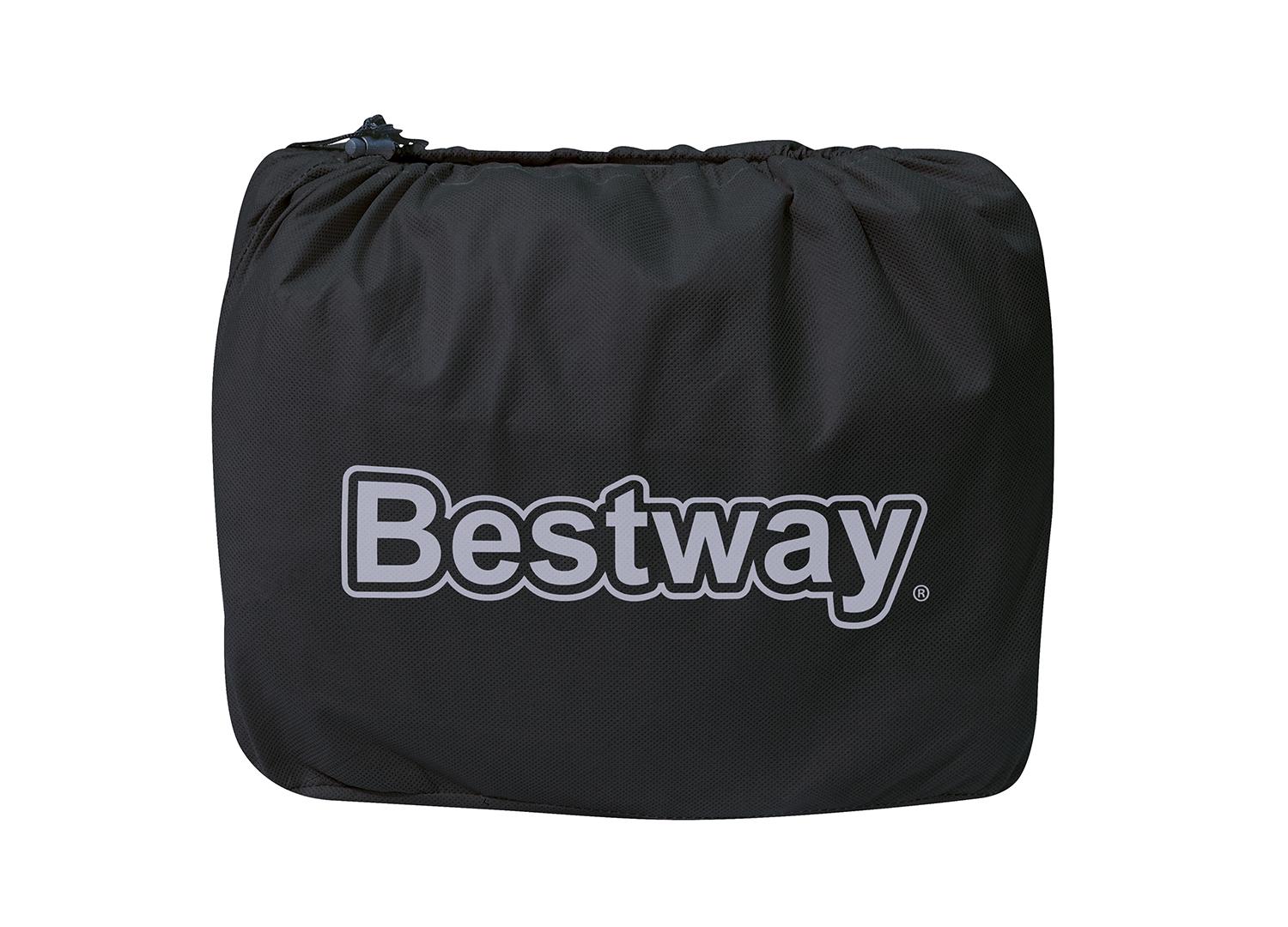 Надувне ліжко  односпальне Bestway 67401N насос від мережі 220В 203x102x46 см (23181851) - фото 3