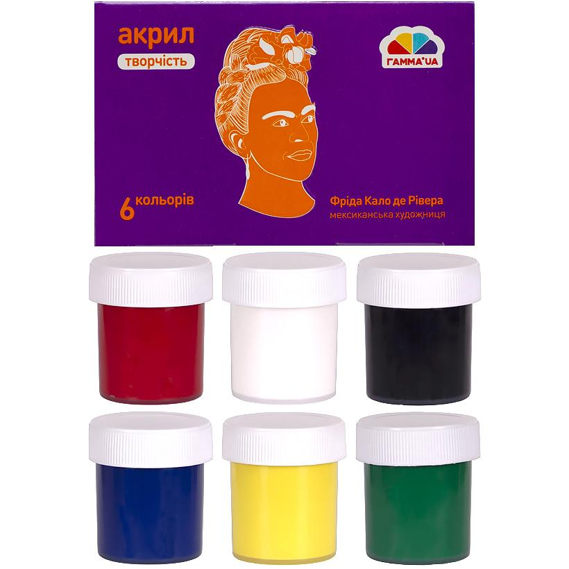 Акриловая краска 400503 20 мл 6 цветов (400503)