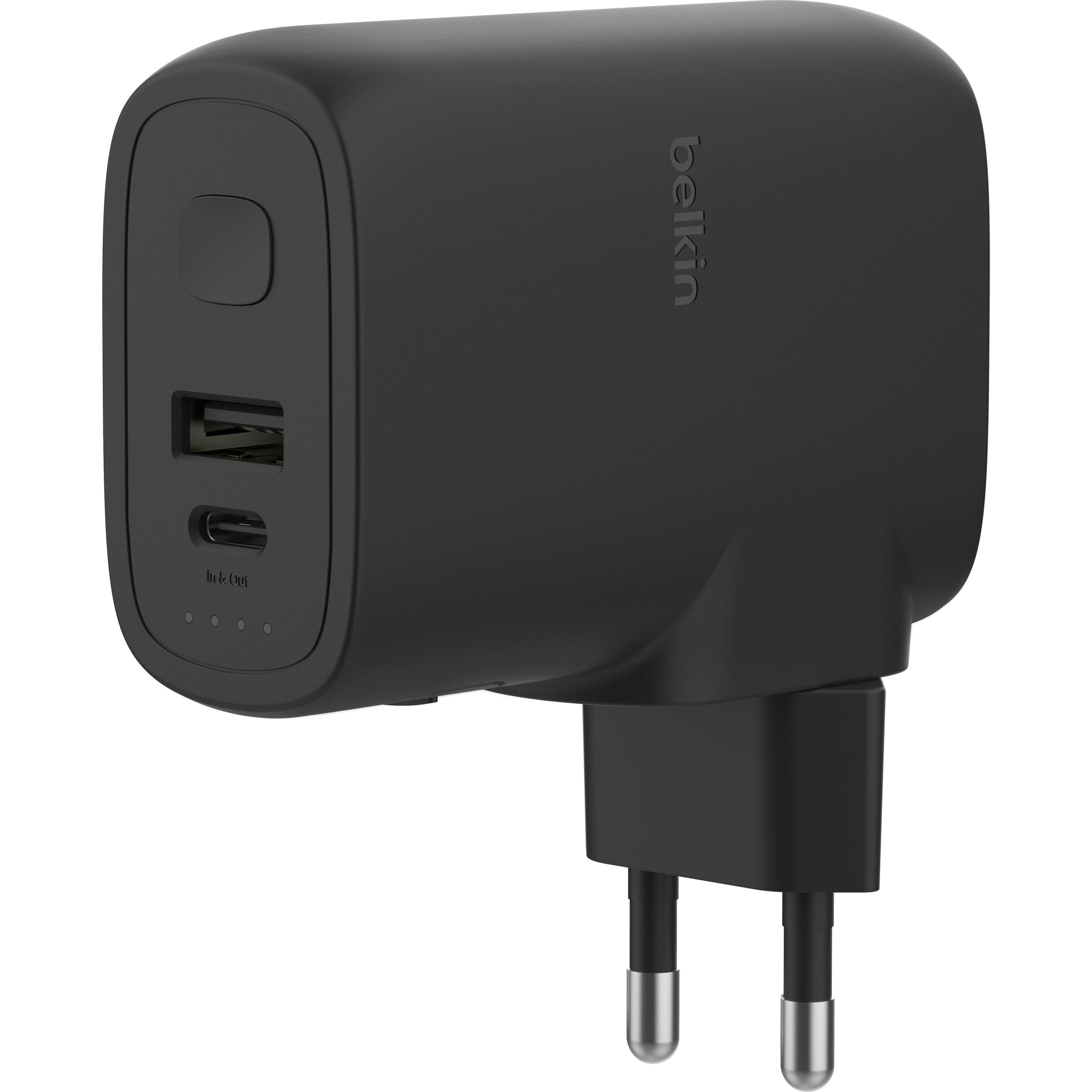 Зарядное устройство Belkin 25 Вт USB-С PD/PowerBank 5000 мАч Черный (BPZ003BT1MBK-B6)