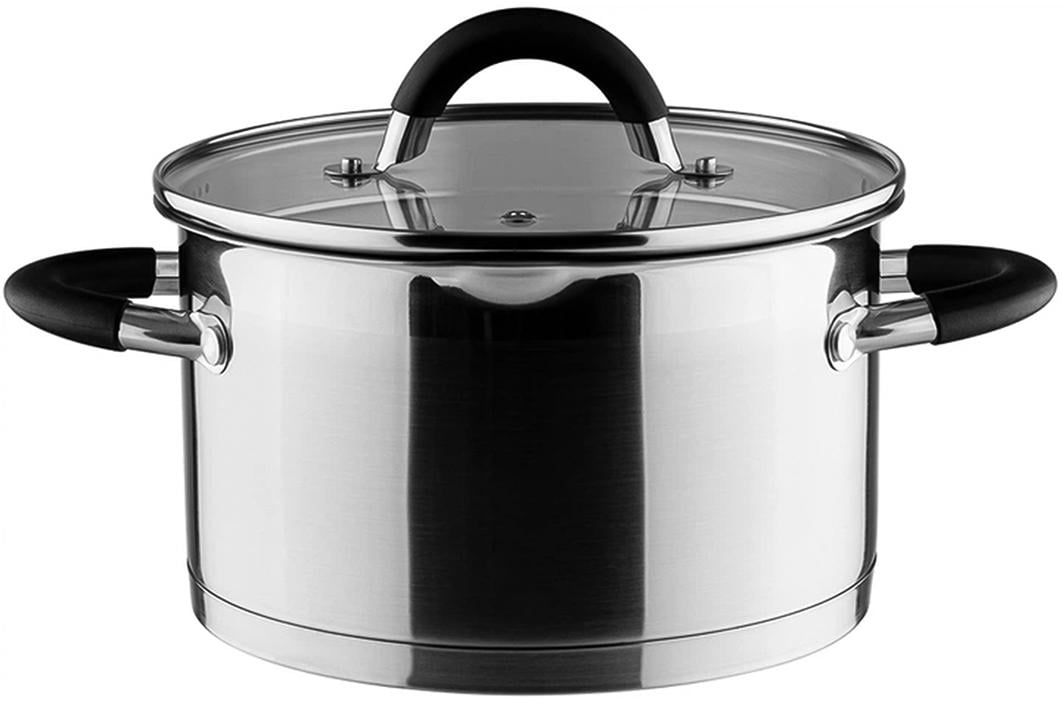 Каструля Vinzer Progresso 2,4 л з кришкою 18 см 50053