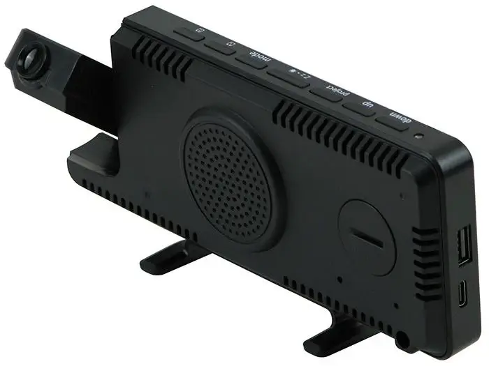 Годинник електронний настільний з LED підсвічуванням та проекцією часу - фото 2