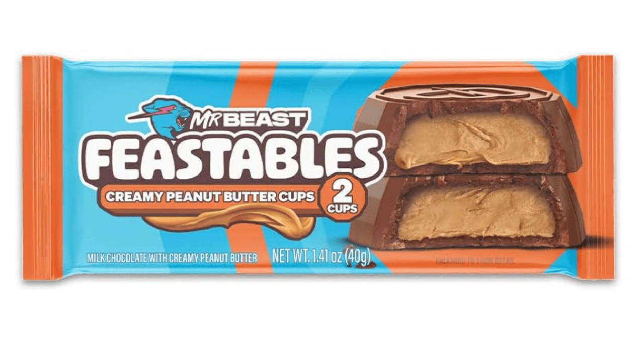 Конфеты шоколадные Feastables MrBeast Peanut Butter Cups 40 г (2813481195)