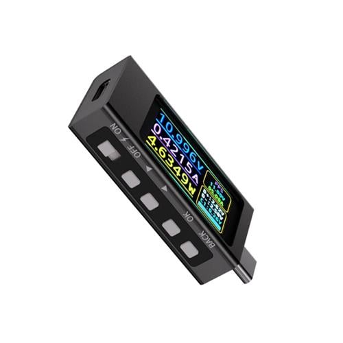 Тестер USB KWS‑X1 напряжения тока и мощности 4-30 В 12 А QC/PD/PPS Type‑C (2474-28761)