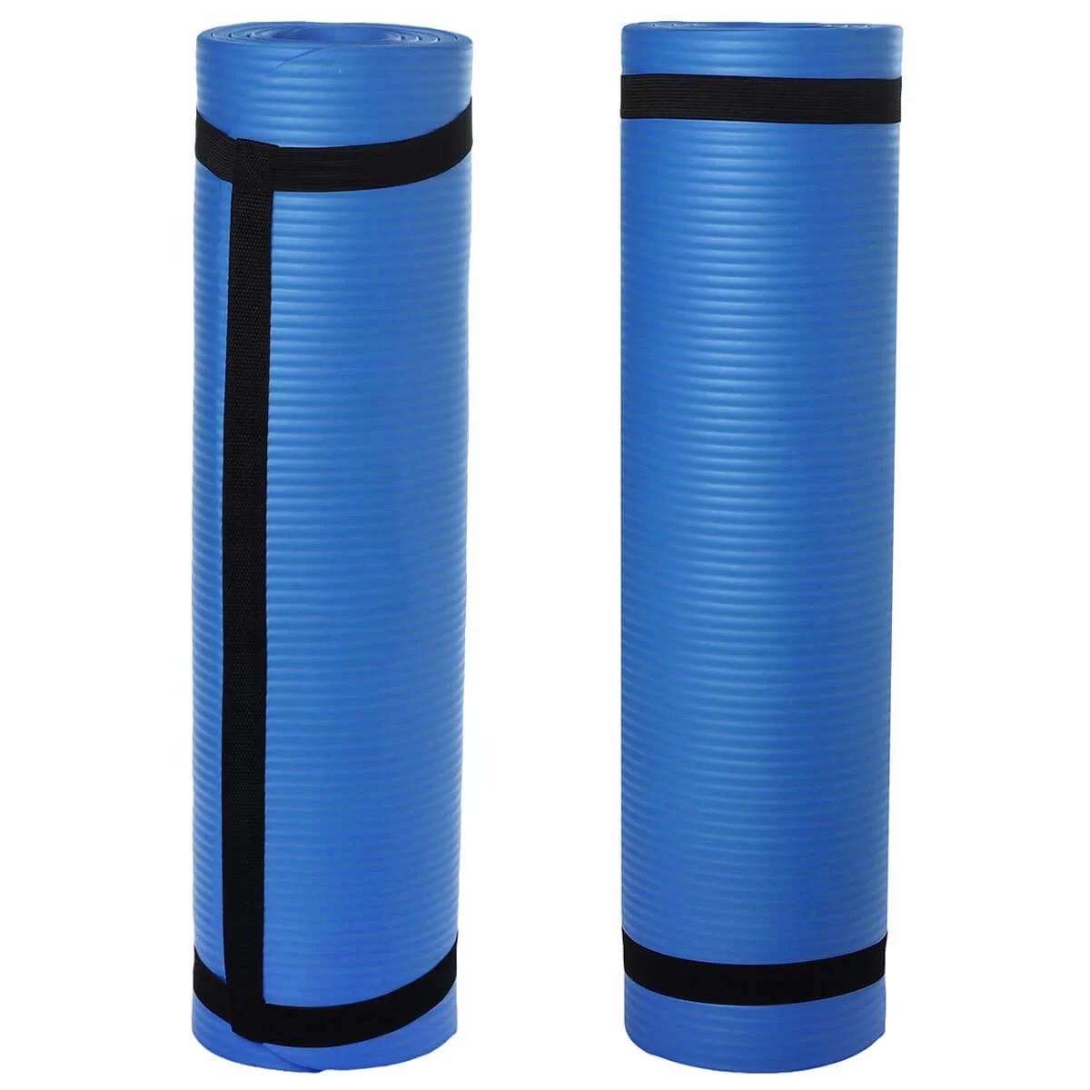 Коврик для йоги и фитнеса Power System PS-4017 NBR Fitness Yoga Mat Plus Blue 180х61х1 см (15272642) - фото 8