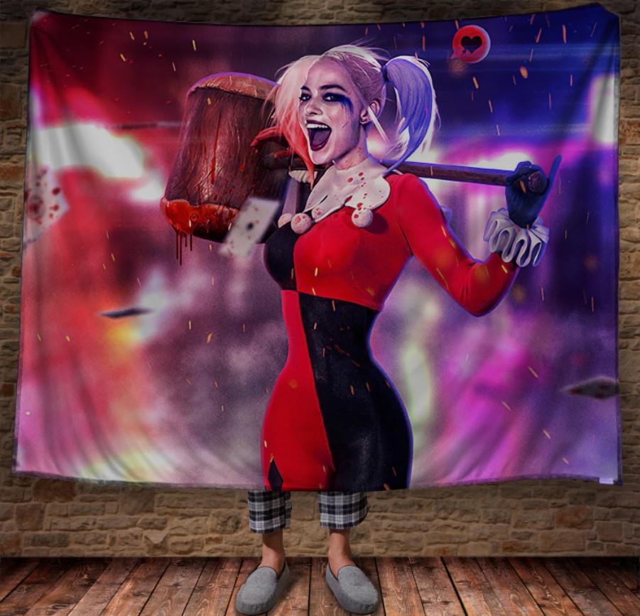 Плед с 3D принтом Секси Гарли Квинн 150x200 см (epi_1162)