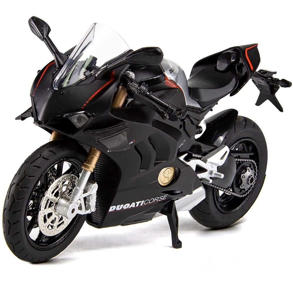 Іграшковий мотоцикл-модель TK Group Ducati V4S для дітей 1:12 з підсвіткою/звуком/амортизацією й гумовими колесами (28443896) - фото 2 Іграшковий мотоцикл-модель TK Group Ducati V4S для дітей 1:12 з підсвіткою/звуком/амортизацією й гумовими колесами (28443896) - фото 2