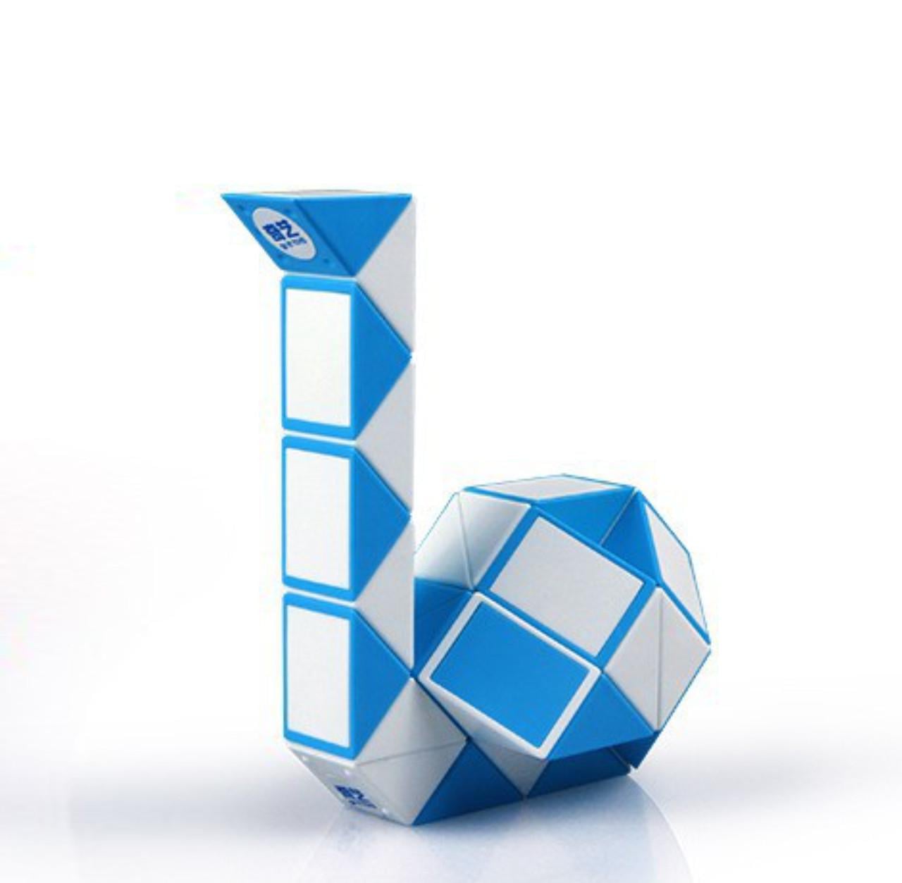 ᐉ QiYi Rubik's Snake 36 pcs blue 62 cm Змейка Рубика 36 элементов