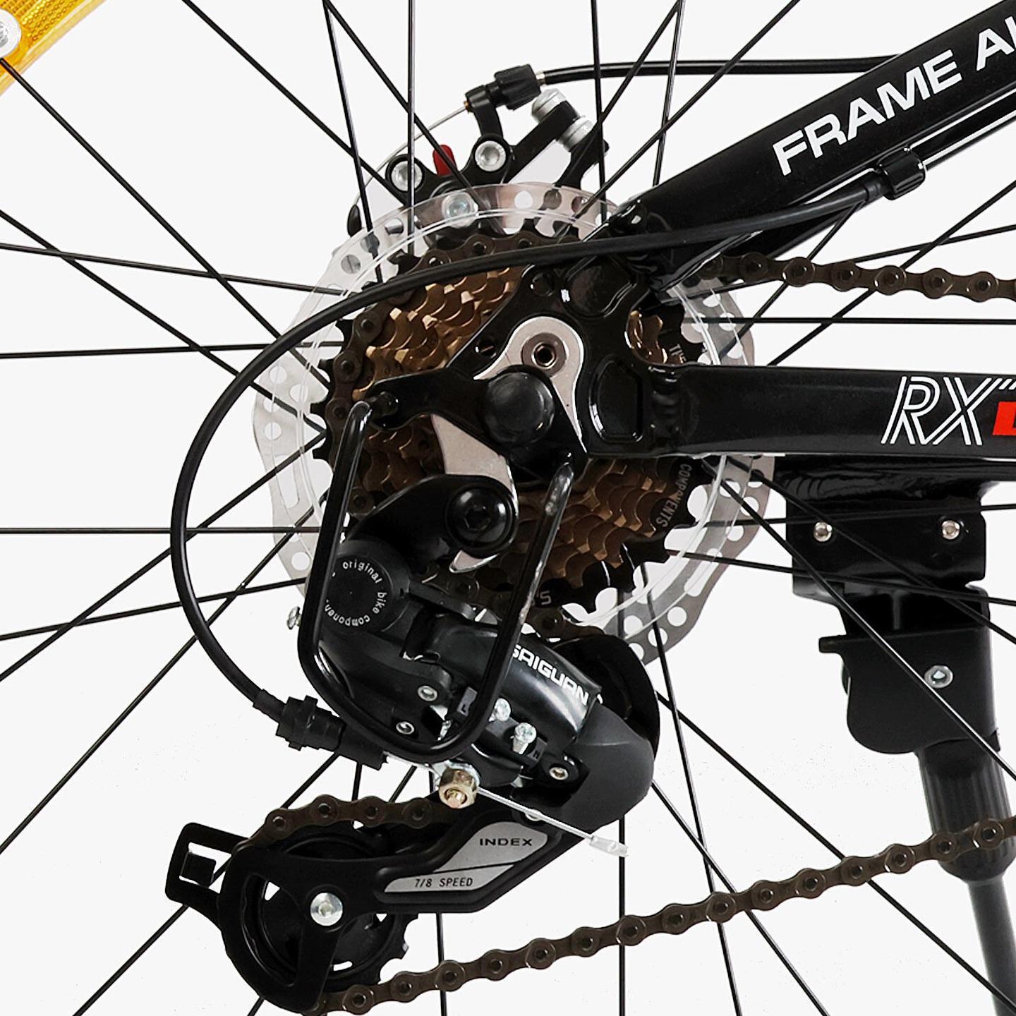 Велосипед гірський підлітковий алюмінієвий Corso Project 24" рама 11" Чорно-червоний - фото 6 Велосипед гірський підлітковий алюмінієвий Corso Project 24" рама 11" Чорно-червоний - фото 6