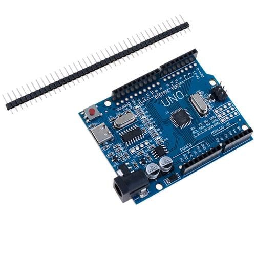 Плата Arduino Uno R3 на мікроконтролері ATmega328PB з інтерфейсом Type-C та чипом CH340G (2096-526b1)