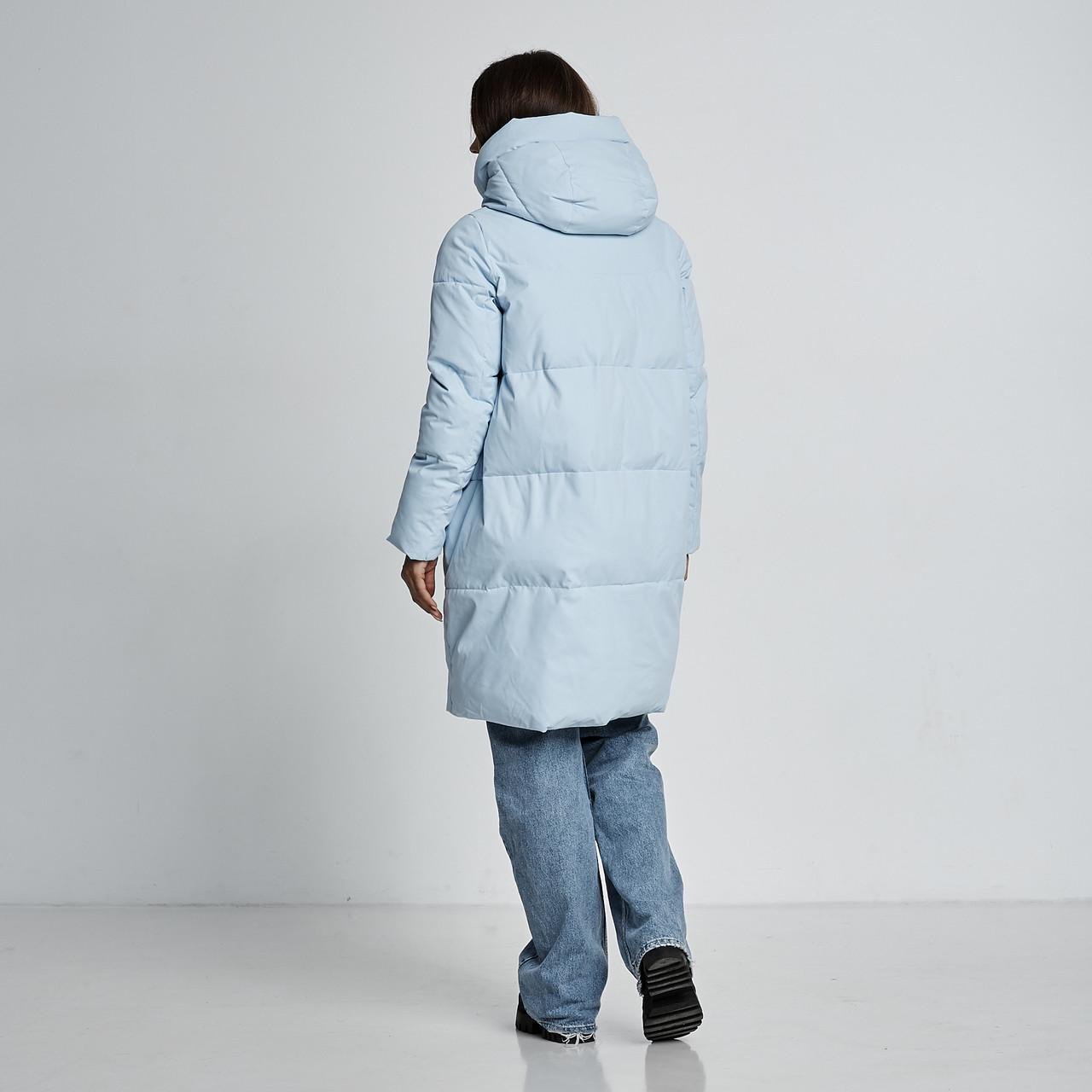 Пуховик зимний Oversize 90 см Fodarlloy M Голубой - фото 8 Пуховик зимний Oversize 90 см Fodarlloy M Голубой - фото 8