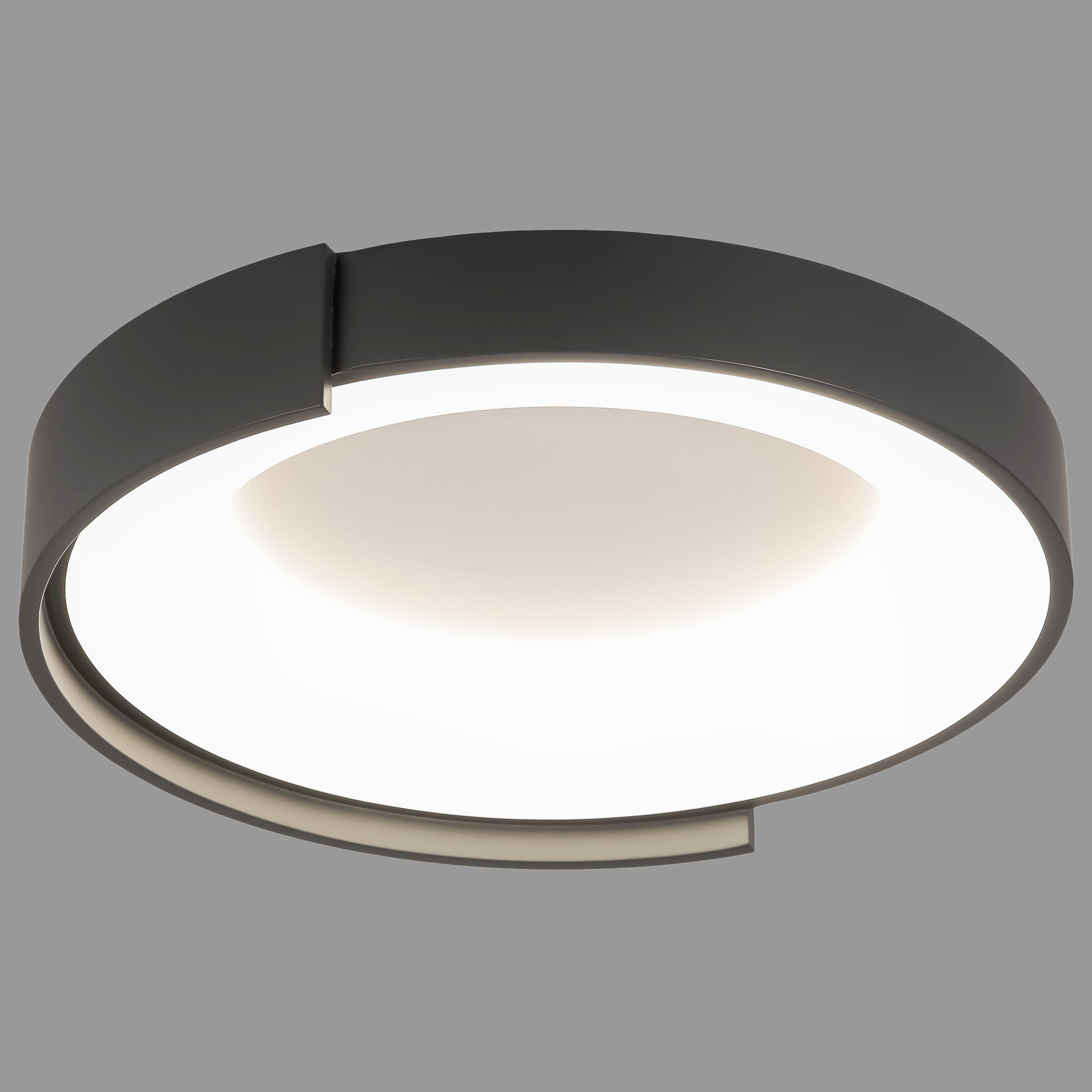 Люстра потолочная Led 74W 50 см Серый (81-C3167 (500) GY)