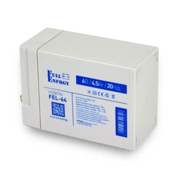 Аккумулятор гелевый Full Energy FEL-64 6V 4.5Аh