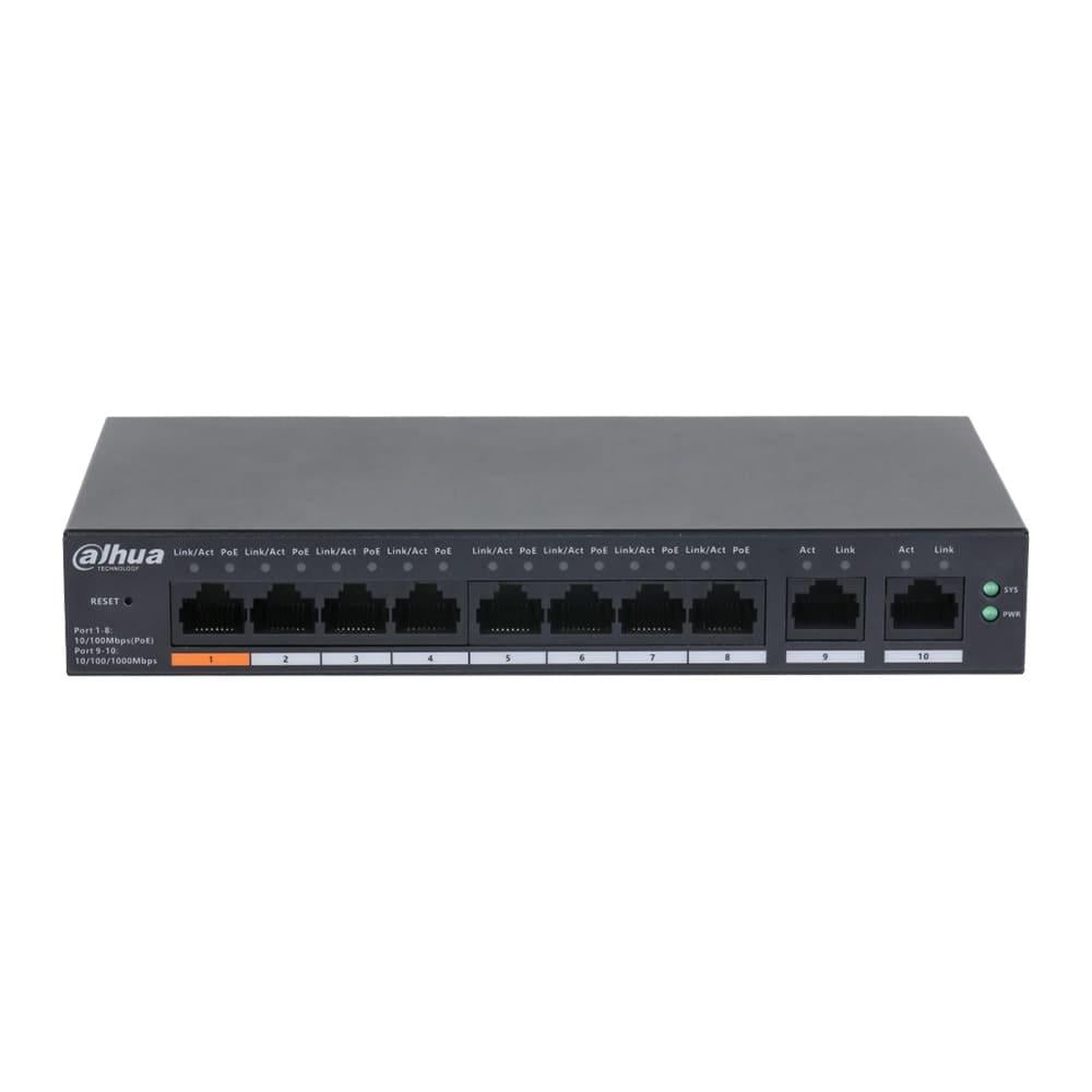 Коммутатор 8 портов управляемый DH-CS4010-8ET-60 PoE