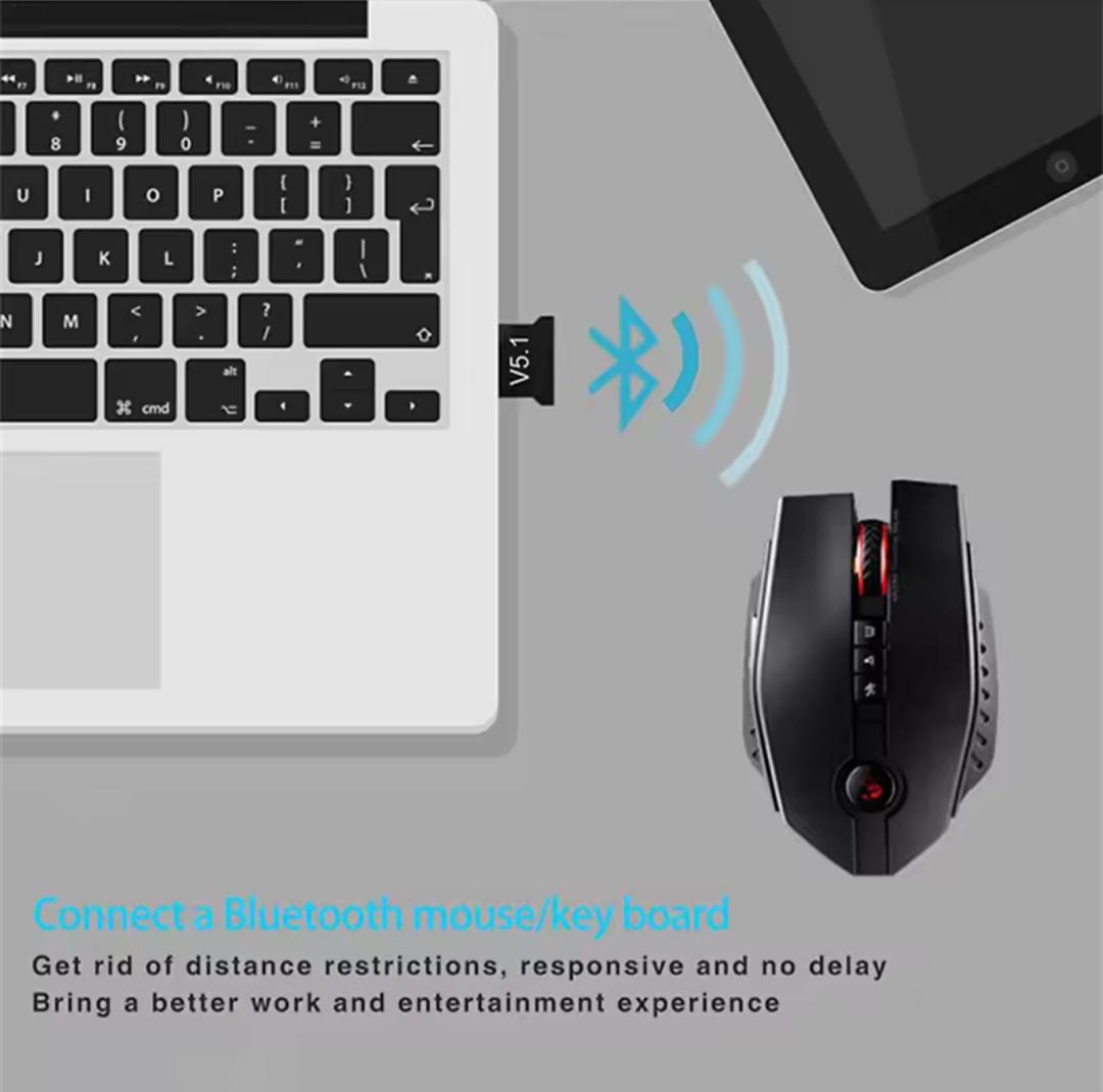 Адаптер универсальный USB Bluetooth 5.1 (25669316) - фото 7