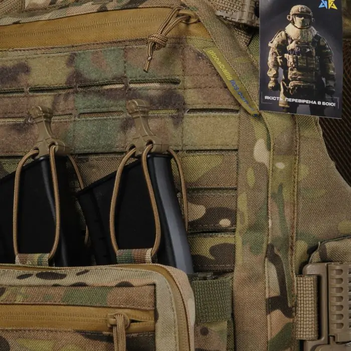 Плитоноска Warmor Gen6 Органайзер комбинирований под 3 магазина Мультикам - фото 8