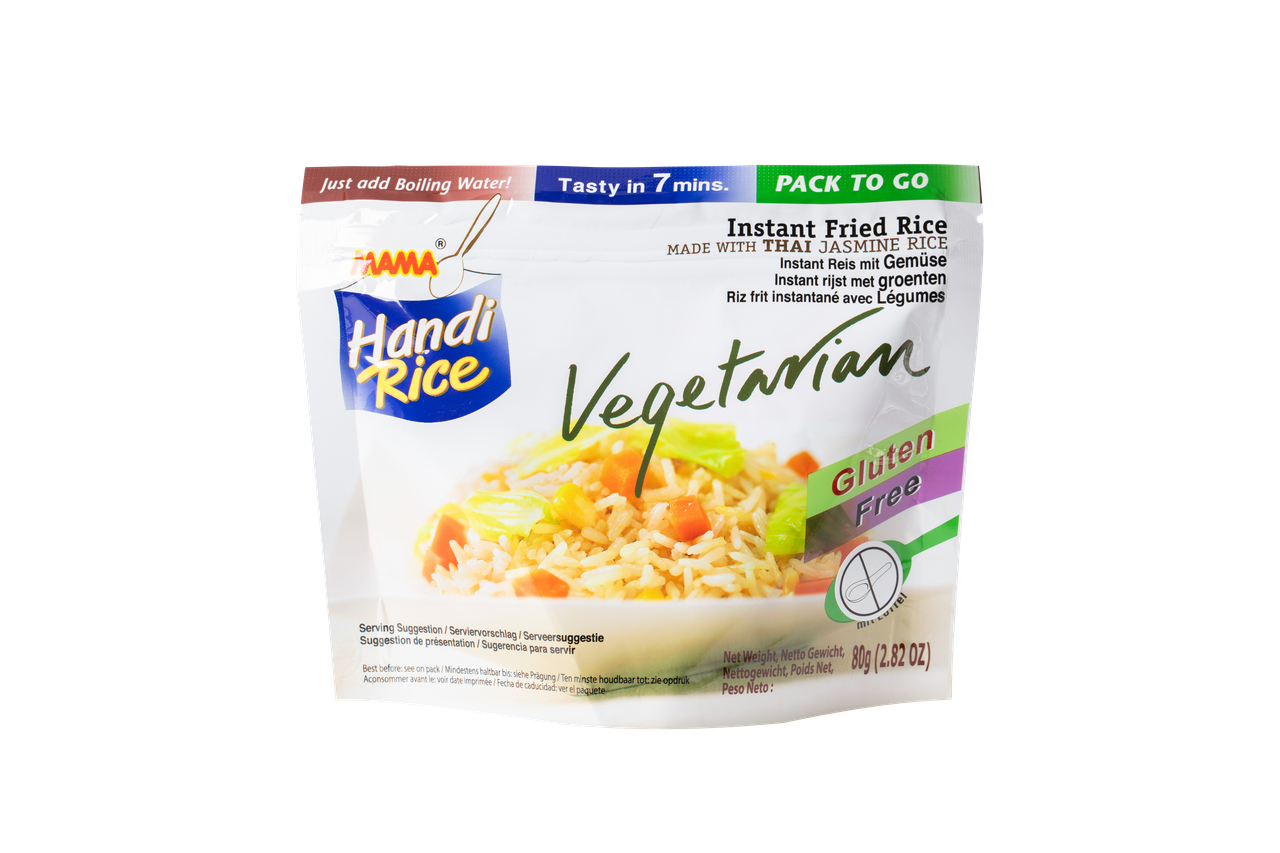 Рис быстрого приготовления MAMA вегетарианский 80 г (000009481)