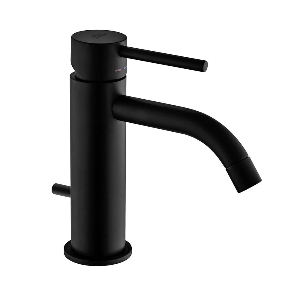 Смеситель для умывальника Paffoni Light Черный матовый (LIG075NO)