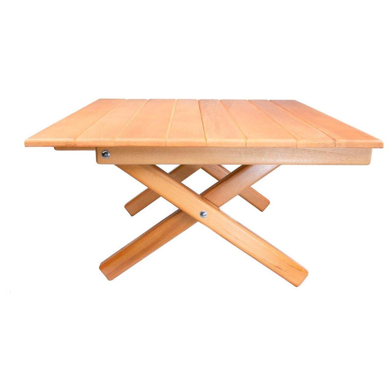 Столик раскладной из дерева Флиндерс Ваниль (СУН-000702)