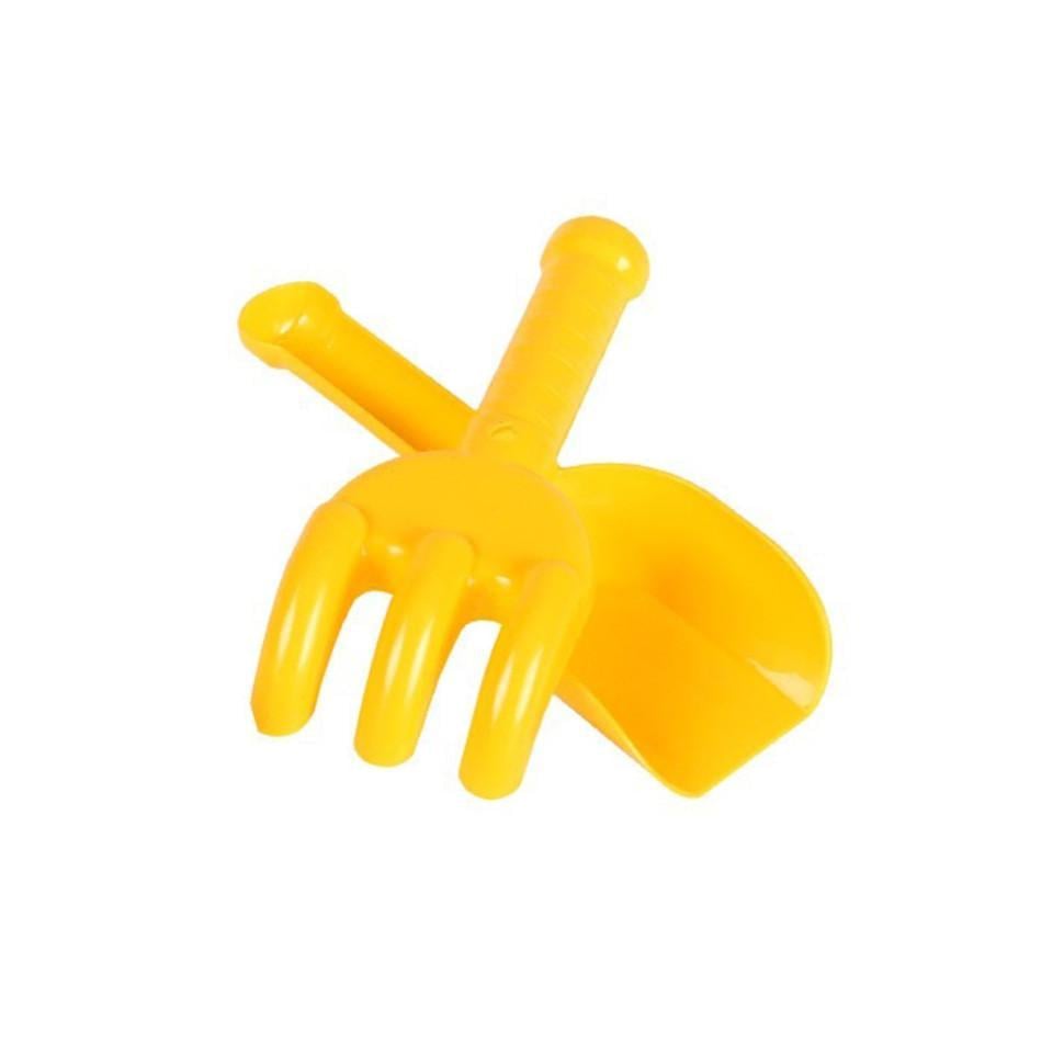 Дитячий іграшковий набір "Лопатка/грабельки" 2865TXK Жовтий (RLT52169s64798)