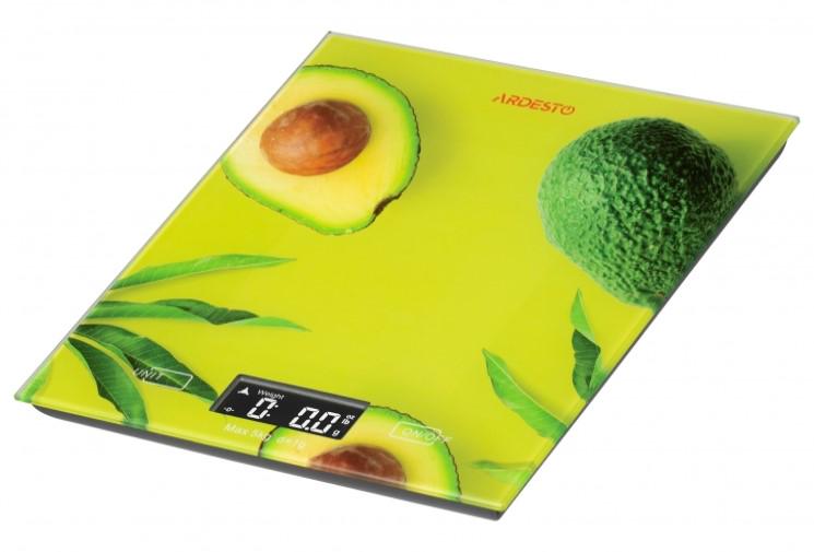 Весы кухонные Ardesto SCK-893AVOCADO электронные до 5 кг Желтый (571044)