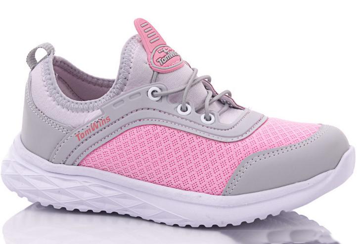 Текстильные кроссовки Tom Wins 1019-pink р. 28 Розово-серый Текстильные кроссовки Tom Wins 1019-pink р. 28 Розово-серый