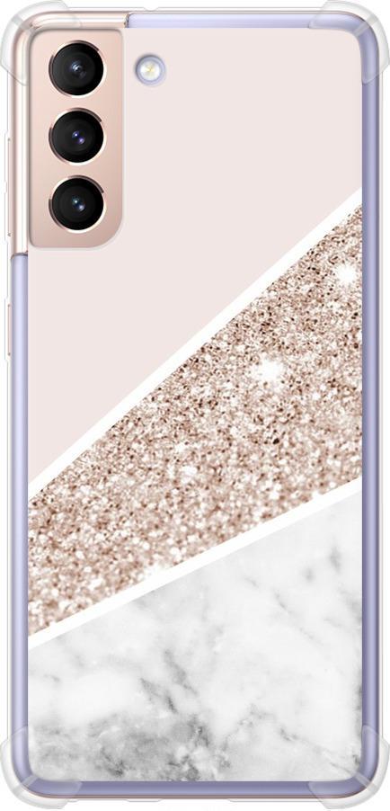 Чехол на Samsung Galaxy S21 Пастельный мрамор (4342sp-2114-42517)
