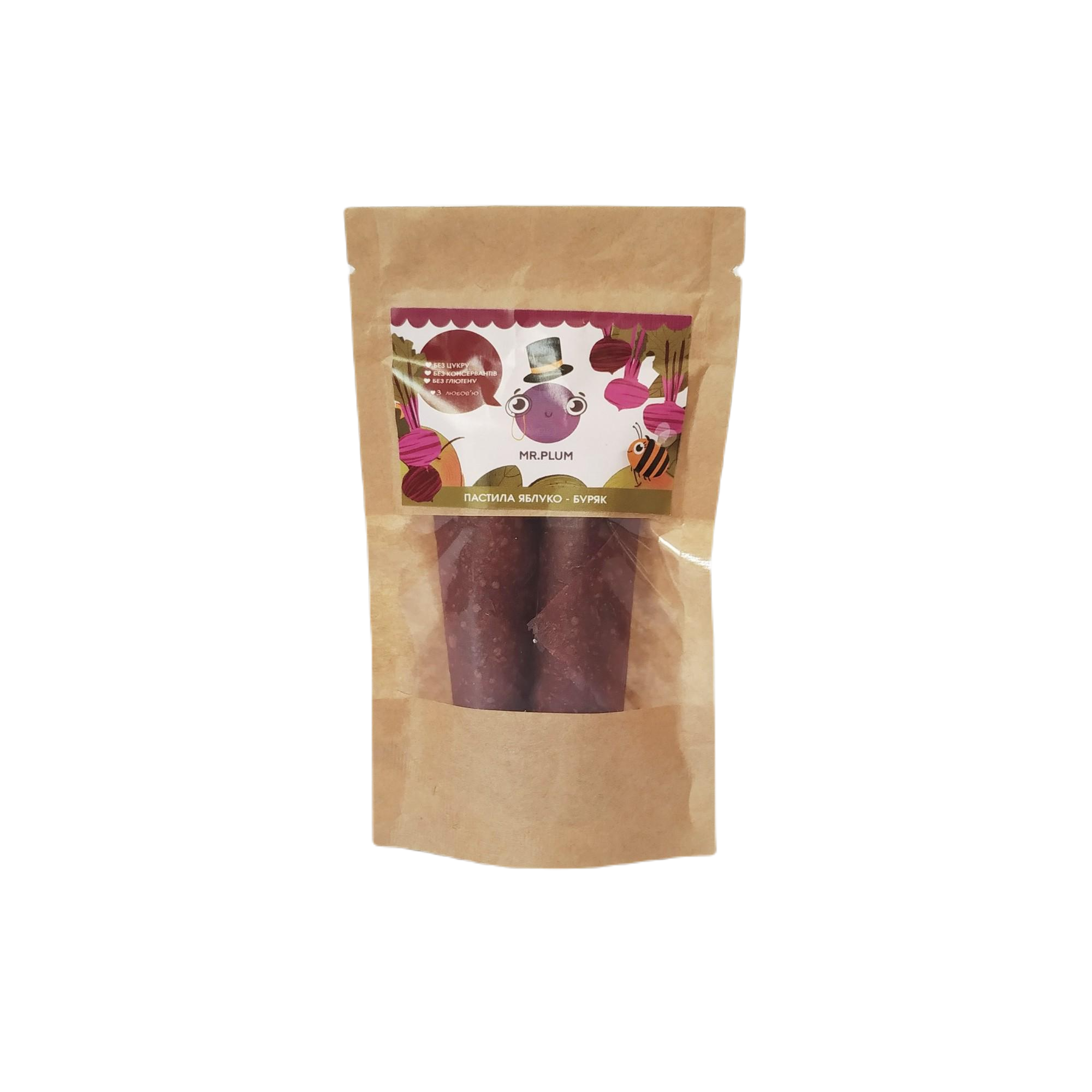 Пастила натуральная Mr.Plum Яблоко-Свекла 30 г