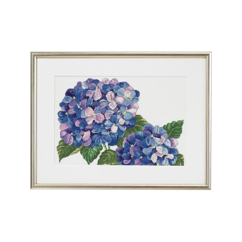Набор для вышивания крестиком Permin 70-4109 Hydrangeas (23664) Набор для вышивания крестиком Permin 70-4109 Hydrangeas (23664)