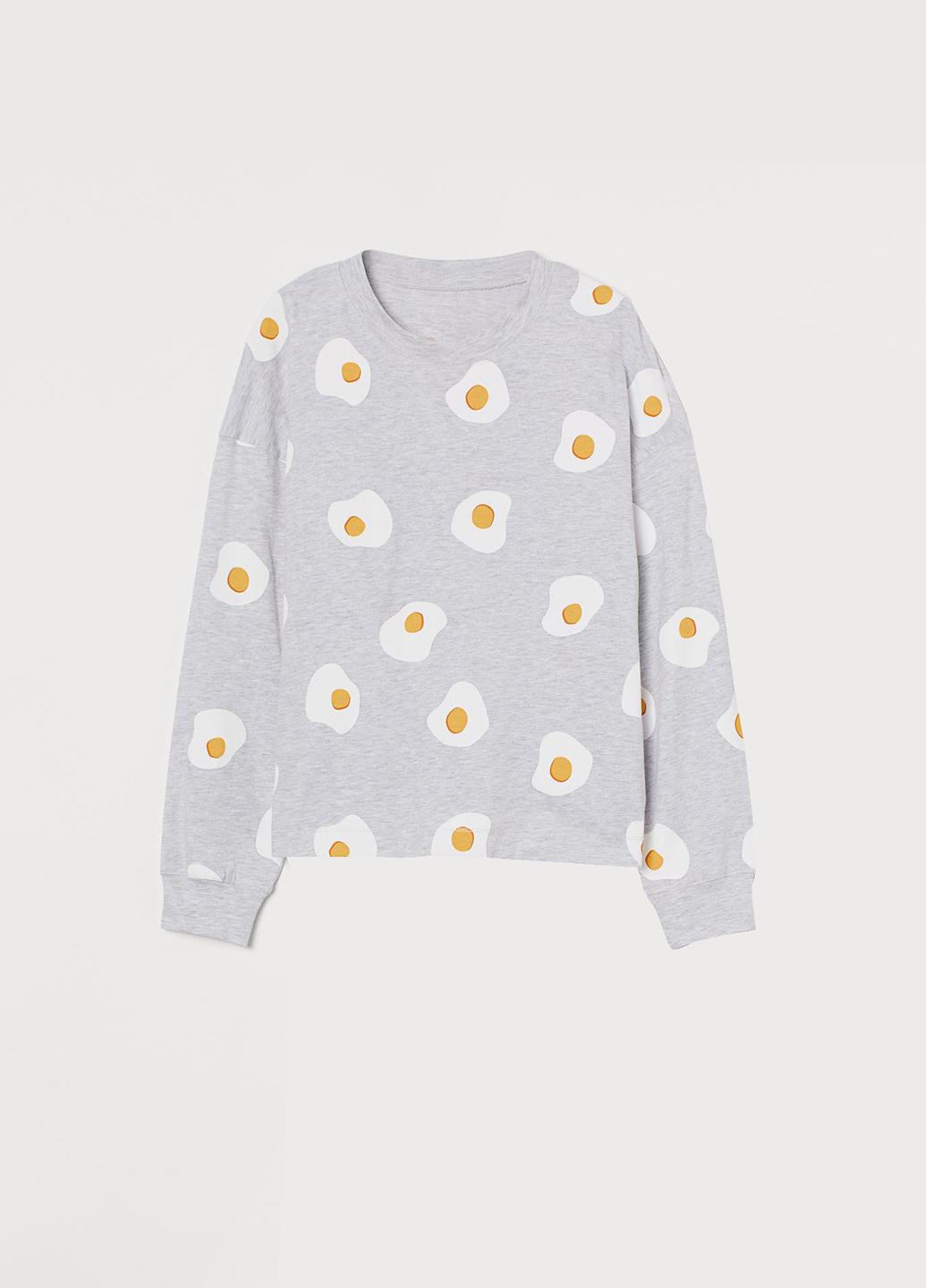 Реглан женский H&M S Светло-серый (925124b42)