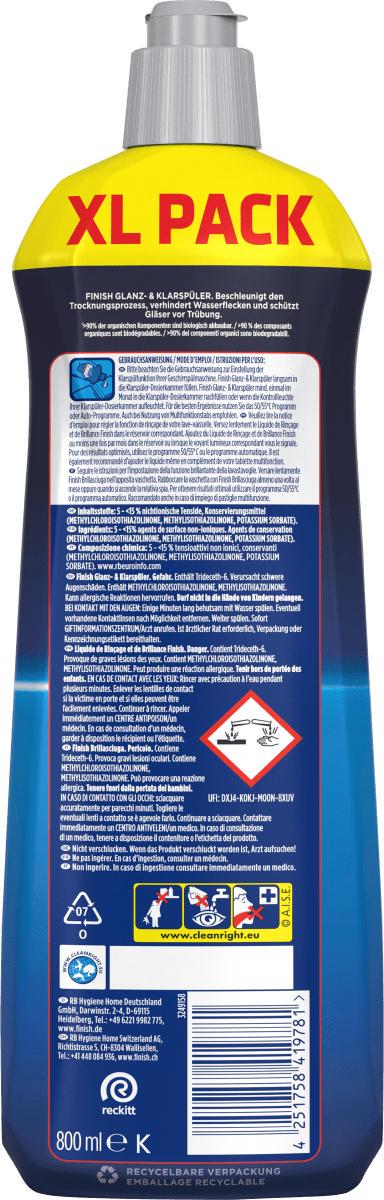 Ополіскувач для посудомийної машини Finish 800 мл - фото 2 Ополіскувач для посудомийної машини Finish 800 мл - фото 2