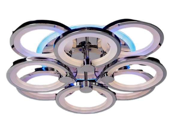 Люстра потолочная с димером LED 8022/4+4HR 3col dim (2437589310)