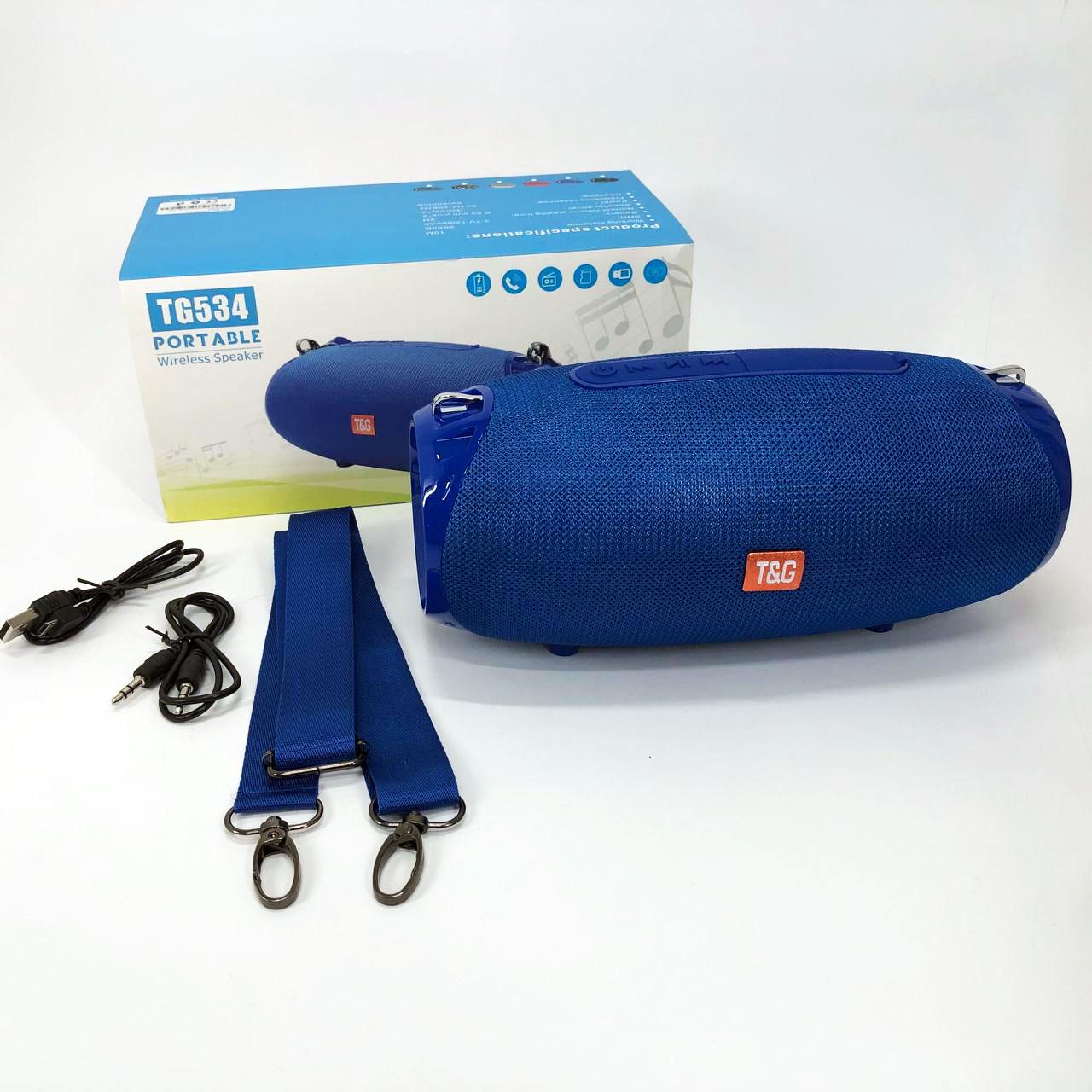 Колонка портативная с ремешком TG534 SD IPX5 Синий - фото 10 Колонка портативная с ремешком TG534 SD IPX5 Синий - фото 10