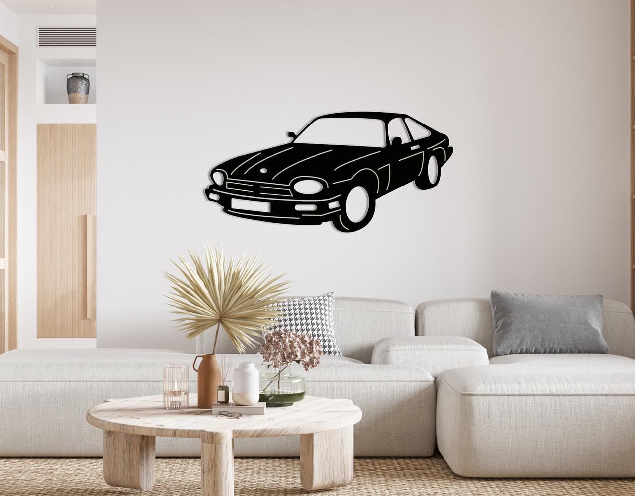 Декоративное панно на стену Upwood Decor Car 4 26,8х55 см Black (1584750577)